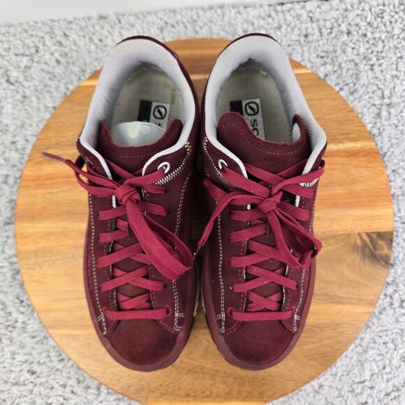 Scarpa Margarita Bordeaux Suede Performance Outdoor Vibram Hiking Shoe Womens 7 - Picture 5 of 13